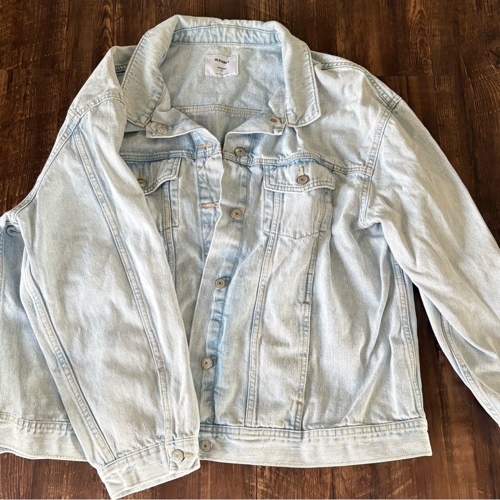 Old Navy Light Blue Boyfriend Denim Jacket